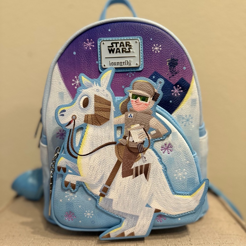 Loungefly x Star Wars Luke Skywalker Riding a Tauntaun on Hoth Mini Backpack